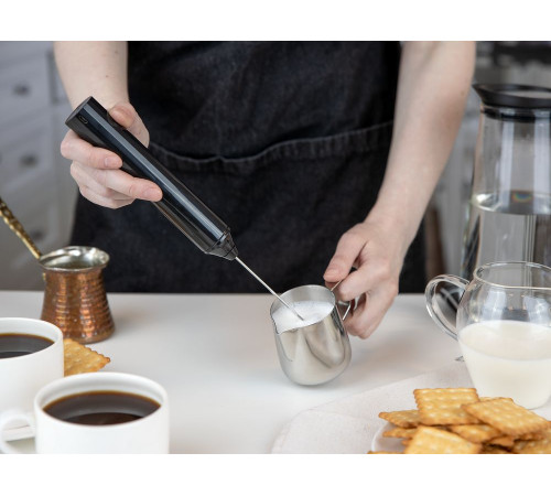 Беспроводной вспениватель молока Cuptavia, черный