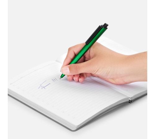 Ручка шариковая Informa, металлик, зеленая