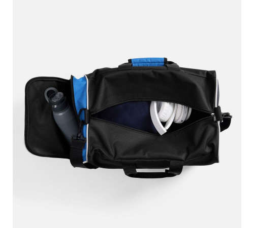Спортивная сумка Fitnext, черная с синим