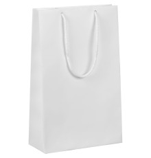 Пакет бумажный с ламинацией Lami M, белый