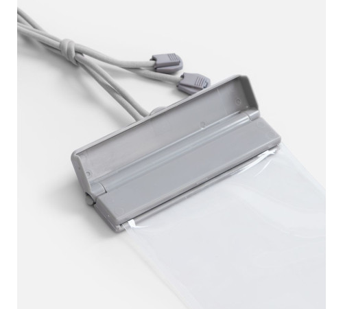 Водонепроницаемый чехол для телефона Aqualock, серый