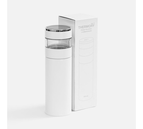 Смарт-бутылка с инфьюзером Thermory ver.2, белая