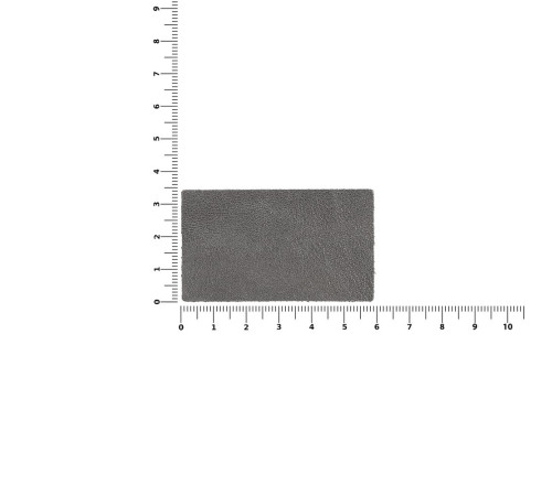 Лейбл кожаный Pasek, M, серый