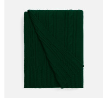 Плед Remitti, темно-зеленый (хвойный)