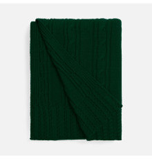 Плед Remitti, темно-зеленый (хвойный)