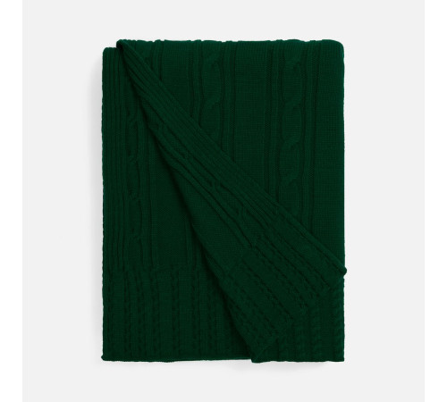 Плед Remitti, темно-зеленый (хвойный)