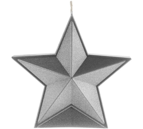 Свеча High Five, серебристая