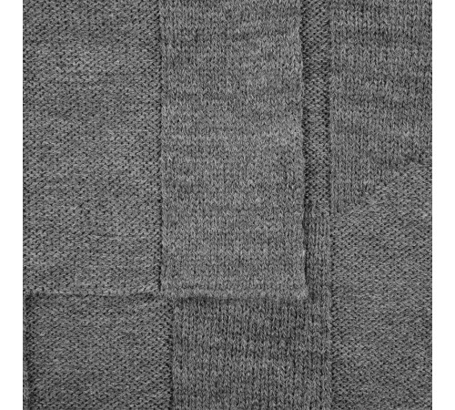 Плед Rombus, серый меланж