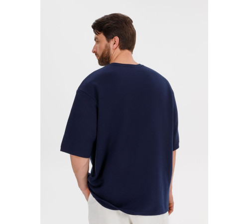 Джемпер с коротким рукавом Siluetti Volumica, темно-синий