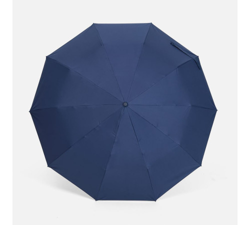 Зонт обратного сложения inLoop с ручкой-карабином, темно-синий