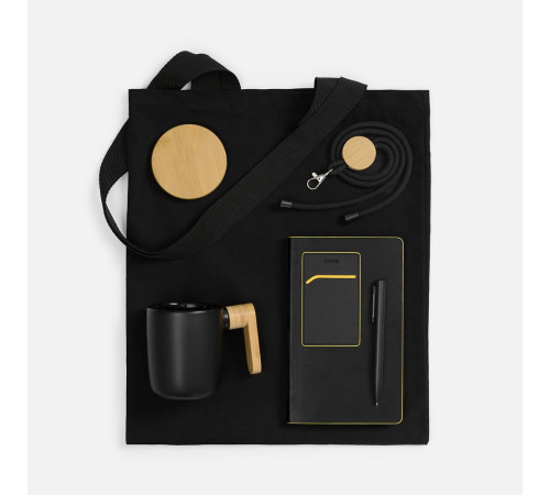 Набор Trait Office, черный с желтым