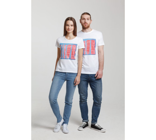 Футболка женская «Небоскребы», белая