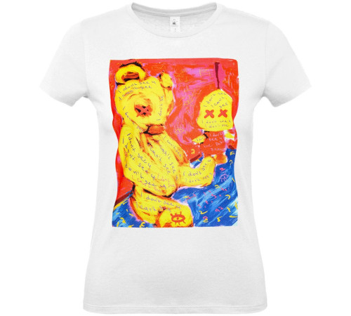 Футболка женская I Don't See You, белая