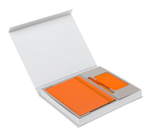 Коробка Daily Touch под ежедневник, аккумулятор и ручку, белая