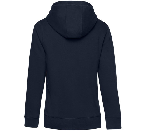 Толстовка на молнии с капюшоном женская Queen, темно-синяя