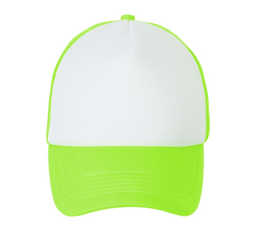 Бейсболка Bubble, зеленый неон с белым