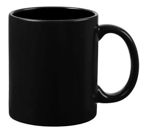 Кружка-хамелеон On Display, матовая, черная