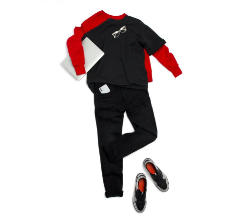 Футболка оверсайз унисекс Kosmos 2.0, синяя