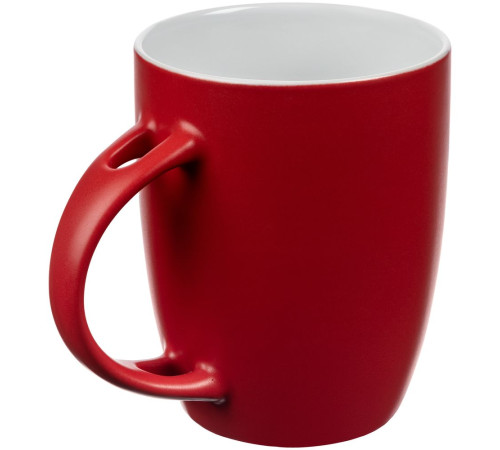 Кружка с ложкой Cheer Up, ver.2, красная