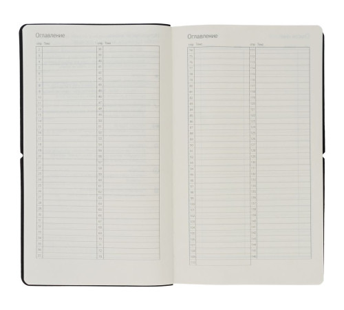 Ежедневник Nubuk, недатированный, темно-серый