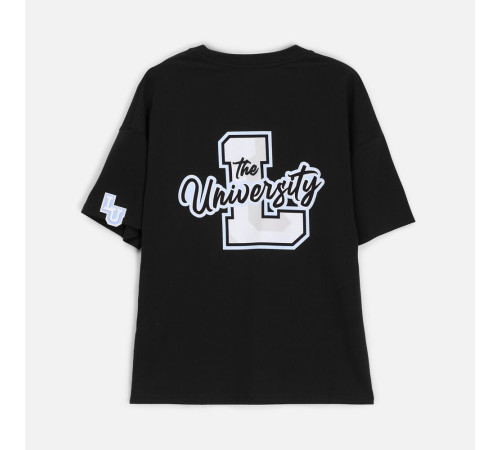 Футболка унисекс оверсайз T3, черная