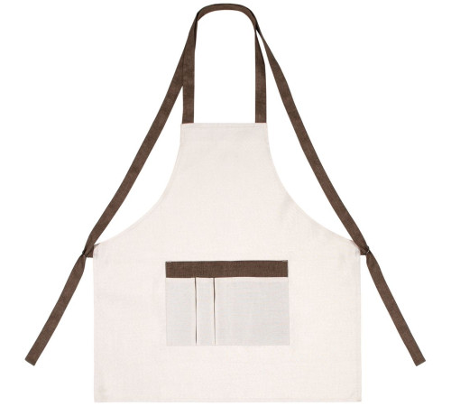 Фартук Settle In, светло-бежевый (молочный)