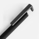 Ручка шариковая Standic с подставкой для телефона, черная