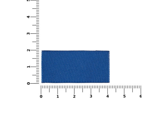 Лейбл тканевый Epsilon, XXS, синий