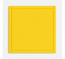 Лейбл из ПВХ Dzeta, L, желтый