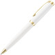 Ручка шариковая Letra Gold, глянцевая, белая