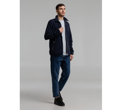 Куртка флисовая мужская Twohand, темно-синяя