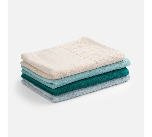 Полотенце махровое Hoya, большое, голубое