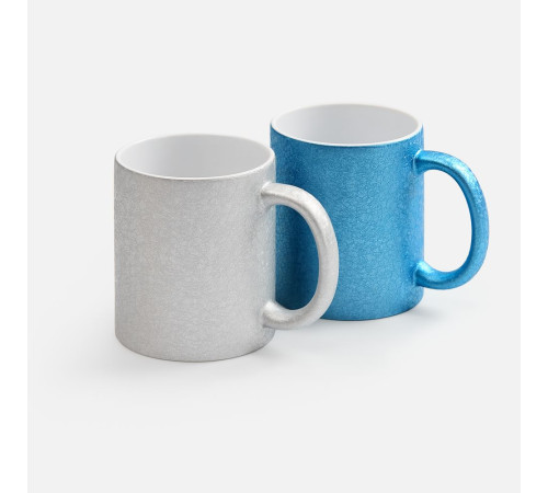 Кружка для сублимационной печати Sagredo, серебристая