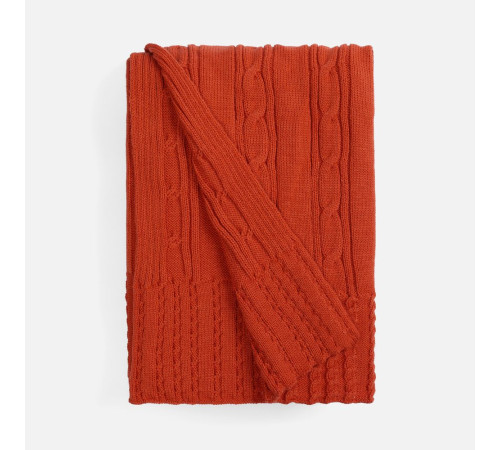 Плед Remitti, оранжевый (морковь)