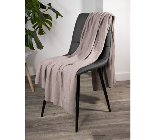 Плед Rombus, бежевый меланж