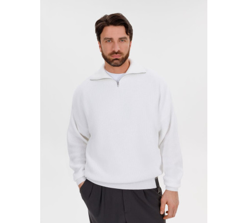 Джемпер Siluetti Birne, молочно-белый