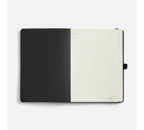 Ежедневник Peel Flex, недатированный, черный