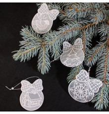 Набор подвесок «Зимние узоры»
