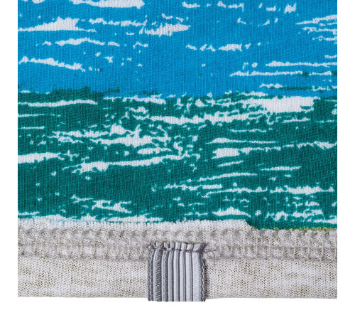 Футболка женская Rayet Lady двусторонняя, голубая с зеленым