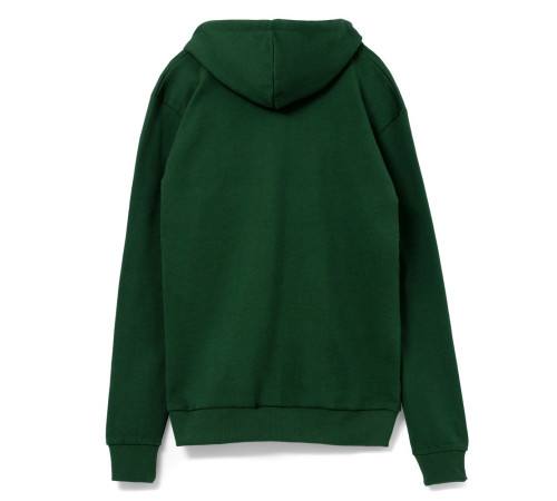 Толстовка с капюшоном на молнии Unit Siverga Heavy, темно-зеленая