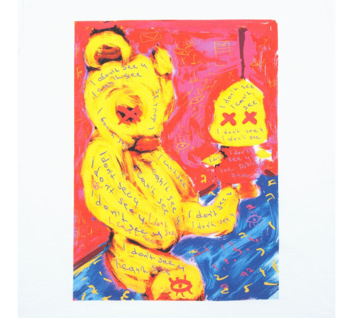 Футболка женская I Don't See You, белая