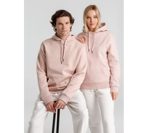 Толстовка с капюшоном унисекс King, розовая
