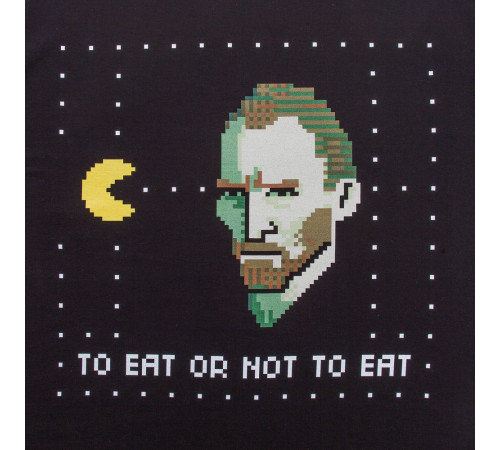 Футболка мужская «Ван-Пакман», черная