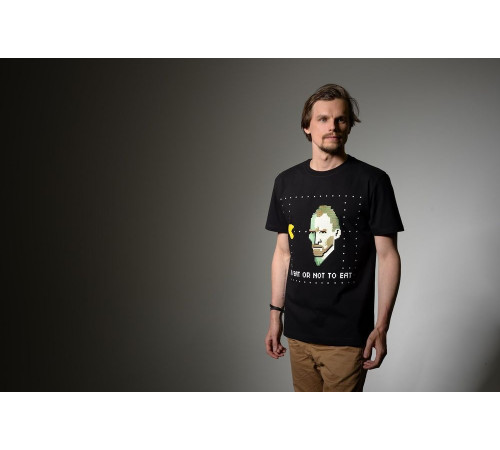 Футболка мужская «Ван-Пакман», черная