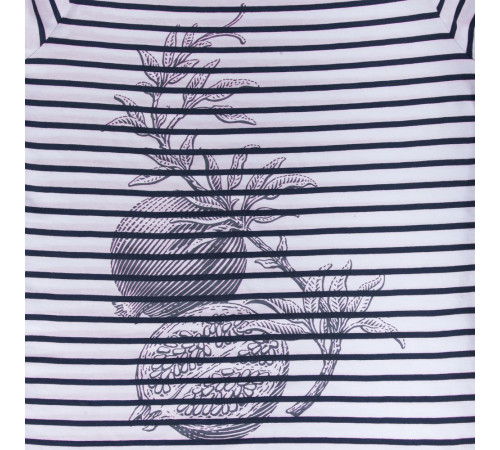 Футболка женская Grand Granat, белая с синим