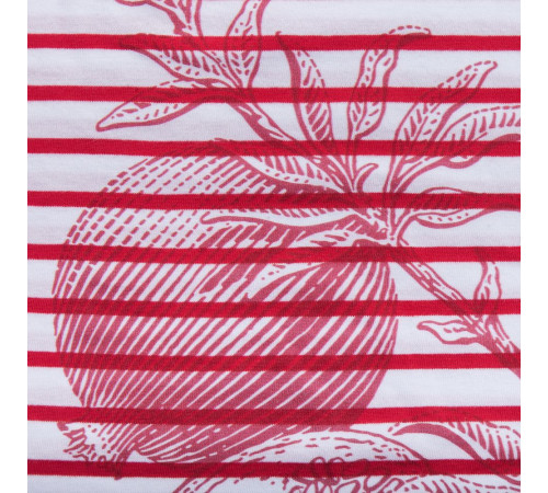 Футболка женская Grand Granat, белая с красным