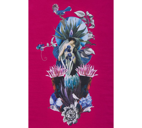 Футболка женская Beauty Sleep, ярко-розовая (фуксия)