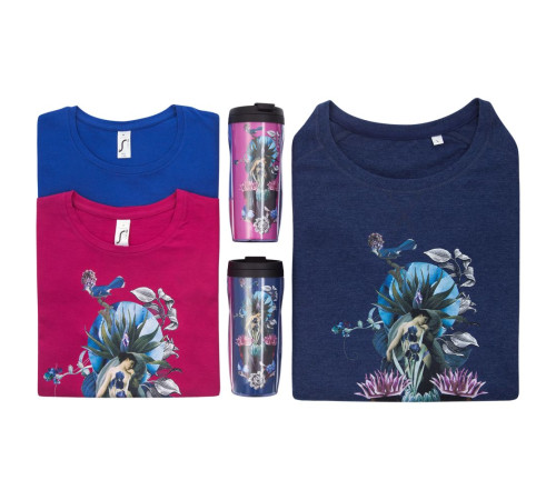 Футболка женская Beauty Sleep, ярко-розовая (фуксия)