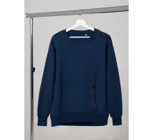 Свитшот унисекс Kosmos 2.0, темно-синий