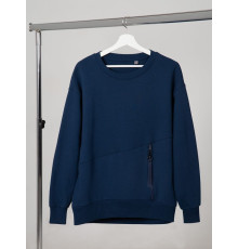 Свитшот унисекс Kosmos 2.0, темно-синий